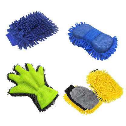 Car Wash Gloves Microfiber Wipe