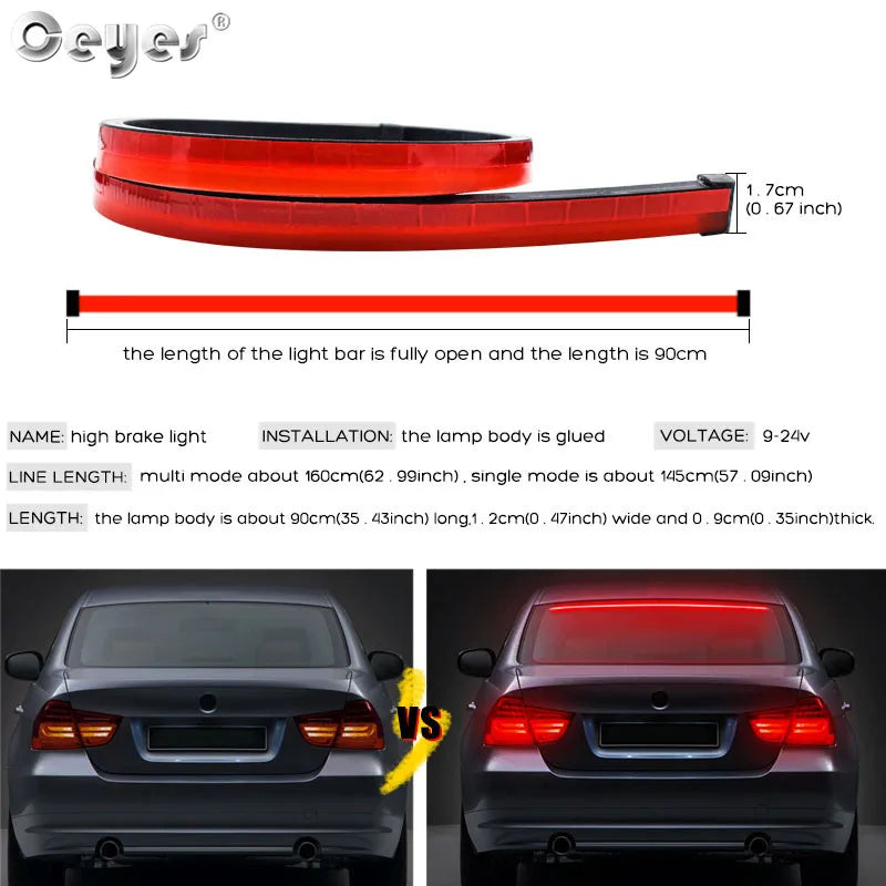 90cm High Mount Brake Stop Light