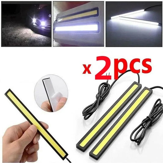 2pcs Thin LED DRL