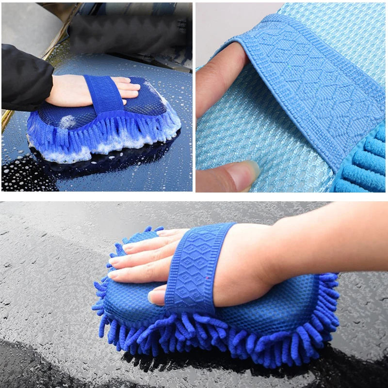 Car Wash Gloves Microfiber Wipe