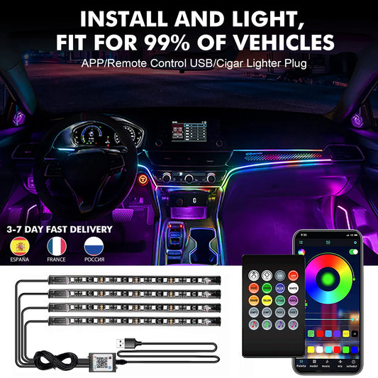 Car Interior Ambient Light